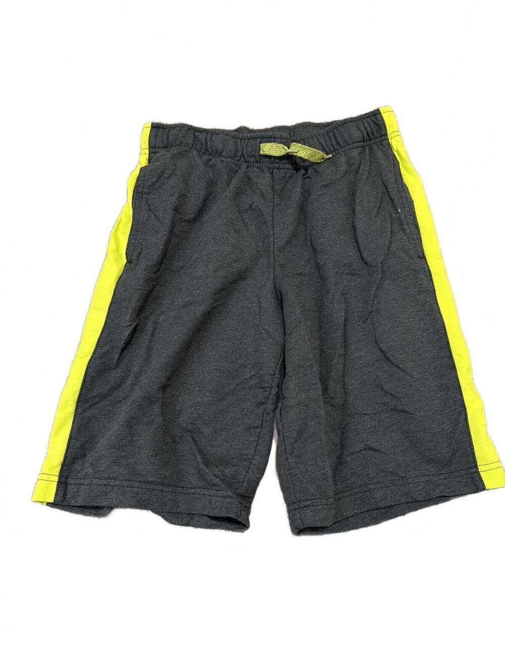 Cat and Jack Gray Yellow Gray Fleece Shorts - Boys XL